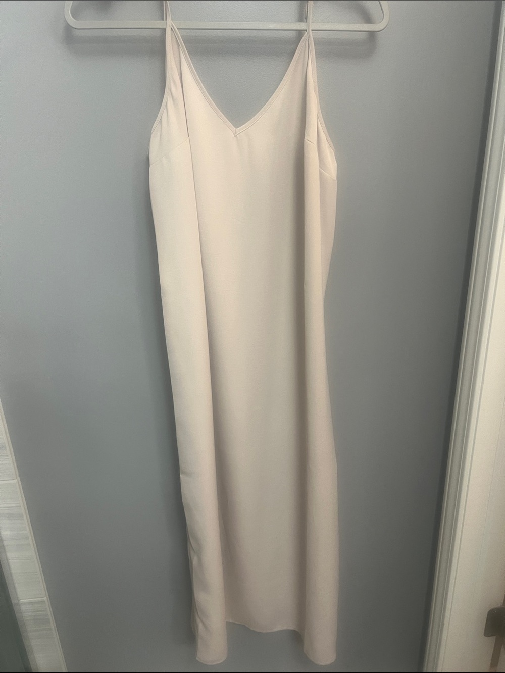 a new day Cream Slip V-Neck Maxi Dress